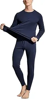 [RAFYZY] 2-Piece Men's Thermal Underwear Long Johns-Soft and Warm Long Underwear Base Layer for Cold Weather