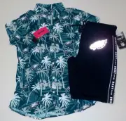PHILADELPHIA EAGLES DKNY SPORT WOMEN'S SWEATPANTS FOCO HAWAIIAN SHIRT S M L NWT