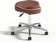 Office Chair Desk Chair Saddle Stool Massage Swivel Chair for Beauty Tattoo Lash Dentist Spa Salons Studio, Adjustable Rolling Hydraulic Stool on Wheels