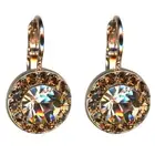 Mariana Earrings Adorable Moonlight & Lt Smoked Topaz Austrian Crystals Euplo...
