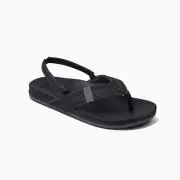 REEF Unisex Kids' Little Cushion Phantom Flip Flop Black - CJ2158, Black