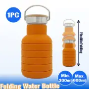 1PC Collapsible Office Water Bottle Outdoor Sport Gym Hiking Kettle Silicone Cup