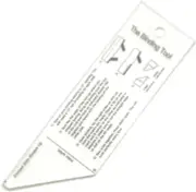 Acrylic Quilt Binding Tool Template Handy Measurement Ruler Binding Ruler for...