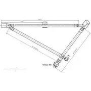 Protex Brake Hose - H3849
