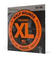 D'Addario EHR310 Half Round Electric Guitar Strings 10-46 Regular Light