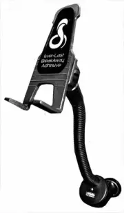 Cobra Universal Vehicle Flex Mount with 12V USB Charging Port for GPS and...