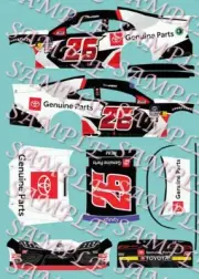 2024 Corey Heim #26 Genuine Parts 1/64 Peel&Stick Decals