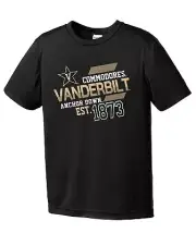NCAA Vanderbilt Commodores Youth Boys Offsides Polyester Competitor Shirt
