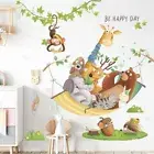 Animals Wall Stickers Nursery Sticker Home Decoration Giraffe Wall Stickers