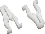 QCLCVBBFGW 500Pcs Car White Plastic Instrument Panel Dashboard Retainer Rivet Moulding Clip