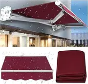 Waterproof Canopy Awning with Sunshade Cover, Outdoor Shelter with Fabric Change and UV Protection