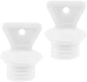 Baluue 2pcs Hot Water Bottle Plug Waterbottle Hot Water Bottles Leak Proof Water Bottles Thermal Carafe Plastic Stopper for Hot Water Bags Hot Water Bag Stopper Sealing Plug White