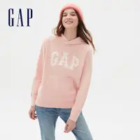 在飛比找蝦皮商城優惠-Gap 女裝 Logo帽T-蜜桃粉(544937)