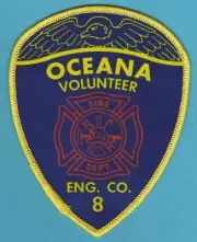 OCEANA VIRGINIA VOLUNTEER ENGINE COMPANY 8 FIRE RESCUE PATCH