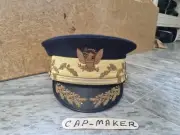 WW1 Or Early WW2 USA Army Military General Officers Visor Hat Cap Sz: 7-1/4