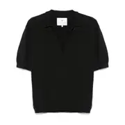 [Seven Gauge] Seven Gauge Cotton T-shirt V NUMERIC BLACK