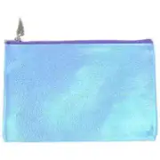 Rimmel Small Make Up Bag with Zip Blue Mermaid Shimmer