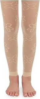 [Jefferies Socks] Girls' Daisy Footless Tights