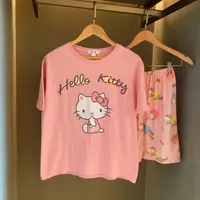 在飛比找蝦皮購物優惠-【台灣出貨】Hello kitty 睡衣 夏季睡衣 秋冬睡衣