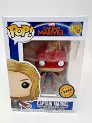 Funko Pop! Marvel Movie CAPTAIN MARVEL CHASE #425 with Protector