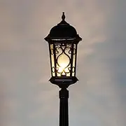 Outdoor lamp Aluminum E27 Decor Street Light Villa Floor Lamp Victorian Waterproof View Road Lamp European High Pole Exterior Landscape Street Light C