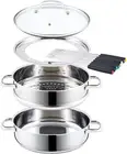 Nuwave Design-18/8 Stainless Steel Cookware,Free of PTFE PFOA Pfos,Fondue Pot Se
