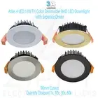 13W Atlas, 4 LED, Tri Color Dimmable SMD LED Downlight with Separate Driver