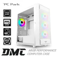 在飛比找順發線上購物優惠-PC Park DMC ARGB電腦機殼