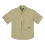 CONVERSE WORDMARK UTILITY SHIRT 男款 綠色 襯衫 短袖 10026433-A02