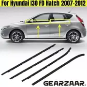 4pcs For Hyundai I30 FD Hatch 07-12 Weather Strip Window Moulding Trim Seal AU*H