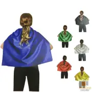 Kids Vampire Cape Red Costume Party Outfit School Team Colors Halloween
