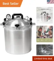 1930: 25qt Pressure Cooker/Canner The - Exclusive Metal-to-Metal Sealing Syst...