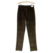 New Hickey Freeman Boys 16 Brown Corduroy Straight Leg Dress Pants Slacks USA