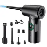 Portable Compressed Air Duster Air Blower&Vacuum Cleaner Cordless Duster Blower