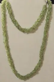 Peridot Chips 3-Strand Necklace & Bracelet Set in Platinum Over Sterling 262ctw