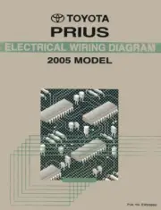2005 Toyota Prius Wiring Diagrams Schematics Layout Factory OEM
