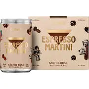 Curatif Archie Rose Espresso Martini Can 120mL