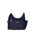 Baggallini Essential Hobo Crossbody Bag for Women - Built-in RFID Card Holder...