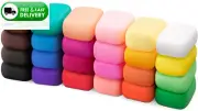 Air Dry Clay 24 Colors, Modeling Clay for Kids, DIY Molding Magic Clay, Gift for