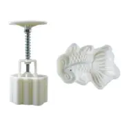 Mooncake Stamps Cute Goldfish Shaped DIY Mooncake Gadget for Mid-Autumn Festival