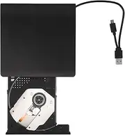 jojofuny External Cd Drive Portable DVD Player Cd Reader External DVD Burner for Laptop