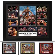 MIKE TYSON Signed and Framed Memorabilia Limited Edition