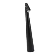 3-Source LED Desk Lamp Black USB Rechargeable & Cordless Design
