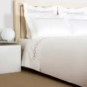 Frette Links Embroidery Sheet Set, Queen