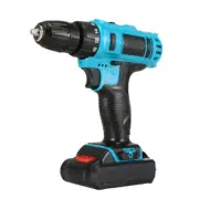 New Electric Screwdriver Cordless Hand Drill Driver Impact Drill with 2 Battery