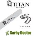 TITAN 20" BAR & 5 CHAIN COMBO 3/8" .063 72DL FOR STIHL CHAINSAW 066 MS660 029 03