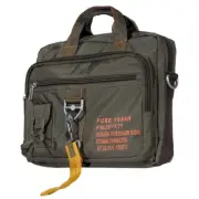 Handbag Snap Hooks Shoulder Bag Olive Laptop Tablet Light Weight Large