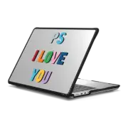 MacBook Pro 14-inch (M1 - M4) Impact Case PS I Love You Rainbow Shadow Transparent