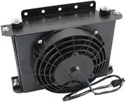 Aeroflow Modular Oil Cooler Fan Shroud Combo 330X193X51mm 25 Row - AF72-4125