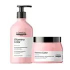 Kit Vitamino Color Shampoo 500+ Mask 500 Coloured Hair L'Oreal Expert